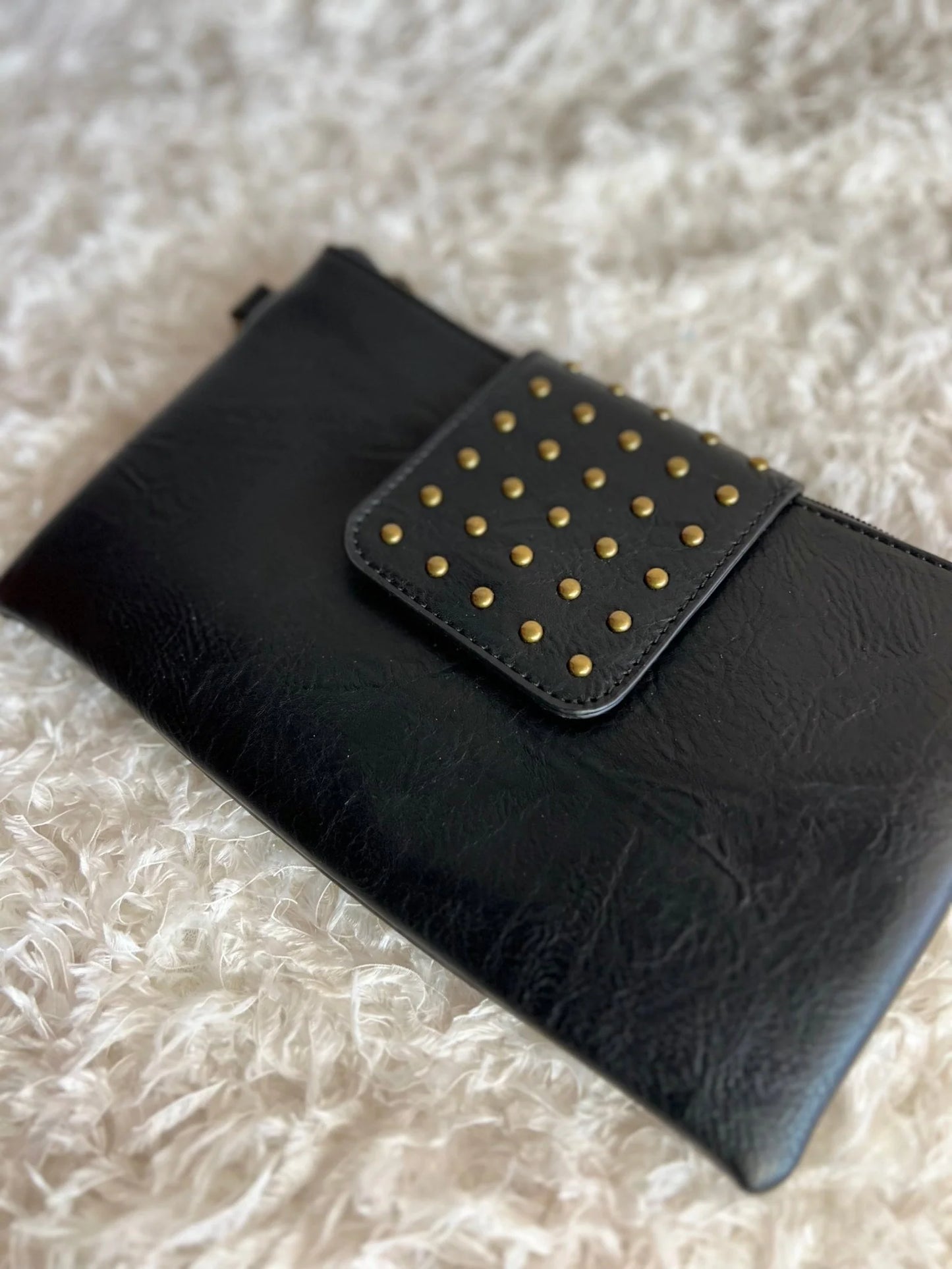 Studded Clutch Wristlet/Purse