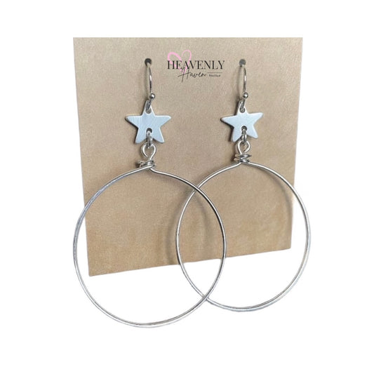 Star Struck Hoop Earrings