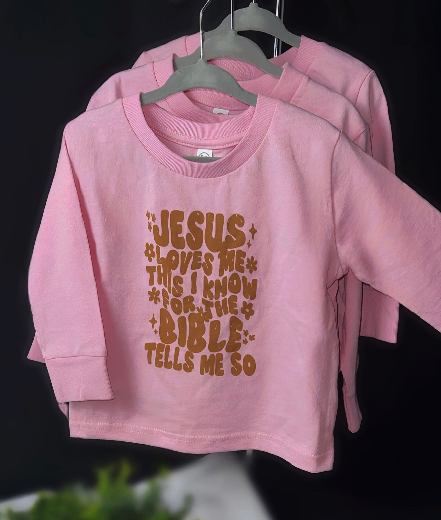 Toddler Jesus Loves Me Long Sleeve Tee