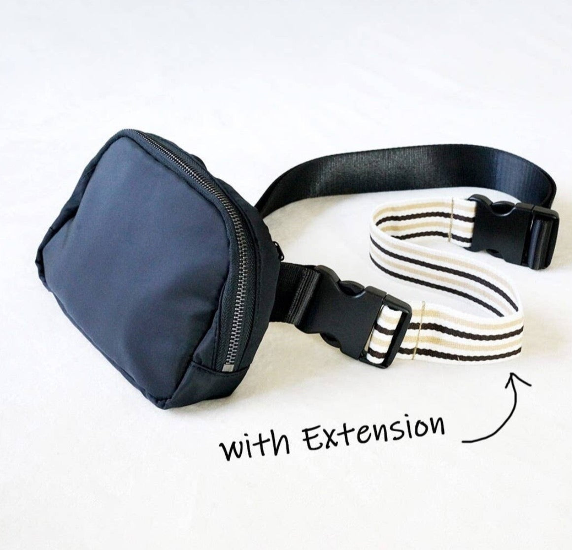 Crossbody Belt Bag With 5 Style Straps