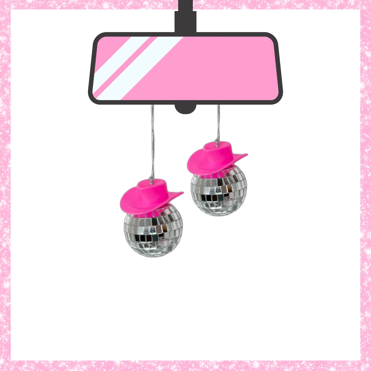 Disco Car Charm