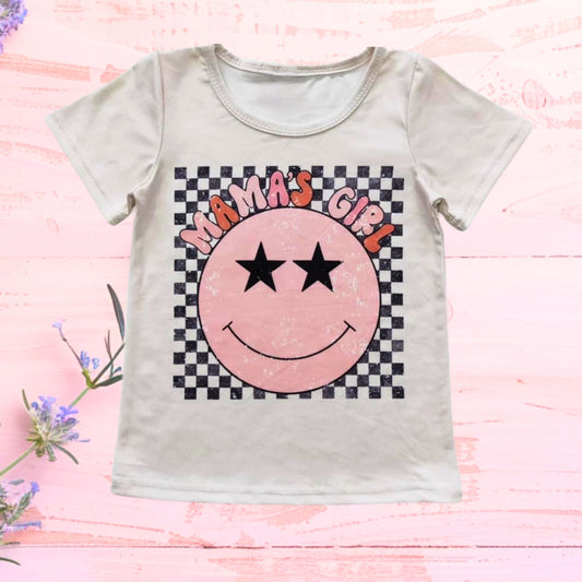 Toddler “Mama’s Girl” Smiley Tee