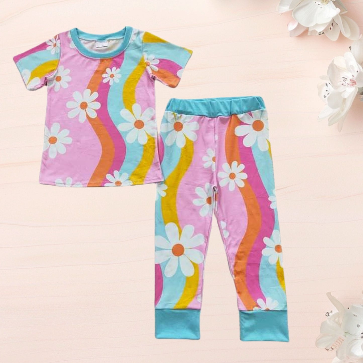 Girls Groovy Pajamas Set