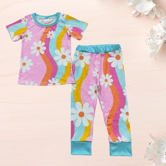 Girls Groovy Pajamas Set