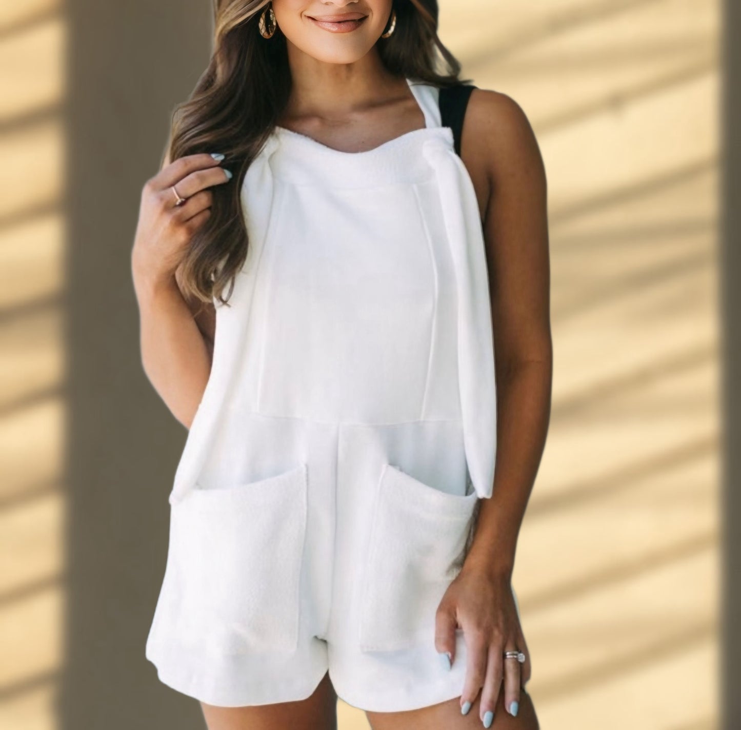 Bucket List French Terry Tie Romper